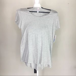 Lularoe Classic Tee- Solid Heather Grey M
